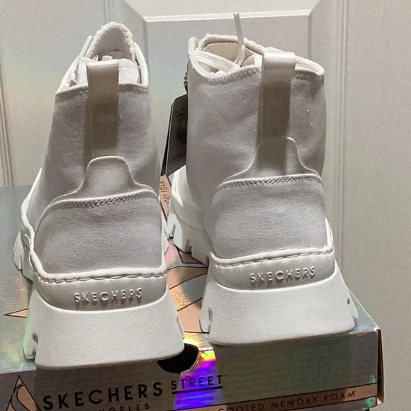 Sketchers Street Roadies Romper High Top Sneakers - Size 9.5 - Picture 2 of 8